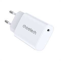 Mains charger Choetech Q5004 EU USB-C, 20W (black) цена и информация | Зарядные устройства для телефонов | pigu.lt