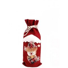 Kalėdinis maišėlis, raudonas цена и информация | Рождественское украшение CA1031, 10 см | pigu.lt