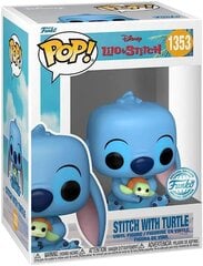 Фигурка Funko POP! Disney Stitch With Turtle Exclusive цена и информация | Атрибутика для игроков | pigu.lt