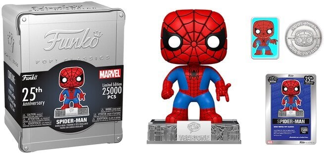 Funko POP! Marvel 25th Anniversary Spider-Man Set Exclusive kaina ir informacija | Žaidėjų atributika | pigu.lt