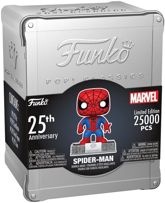 Funko POP! Marvel 25th Anniversary Spider-Man Set Exclusive цена и информация | Žaidėjų atributika | pigu.lt