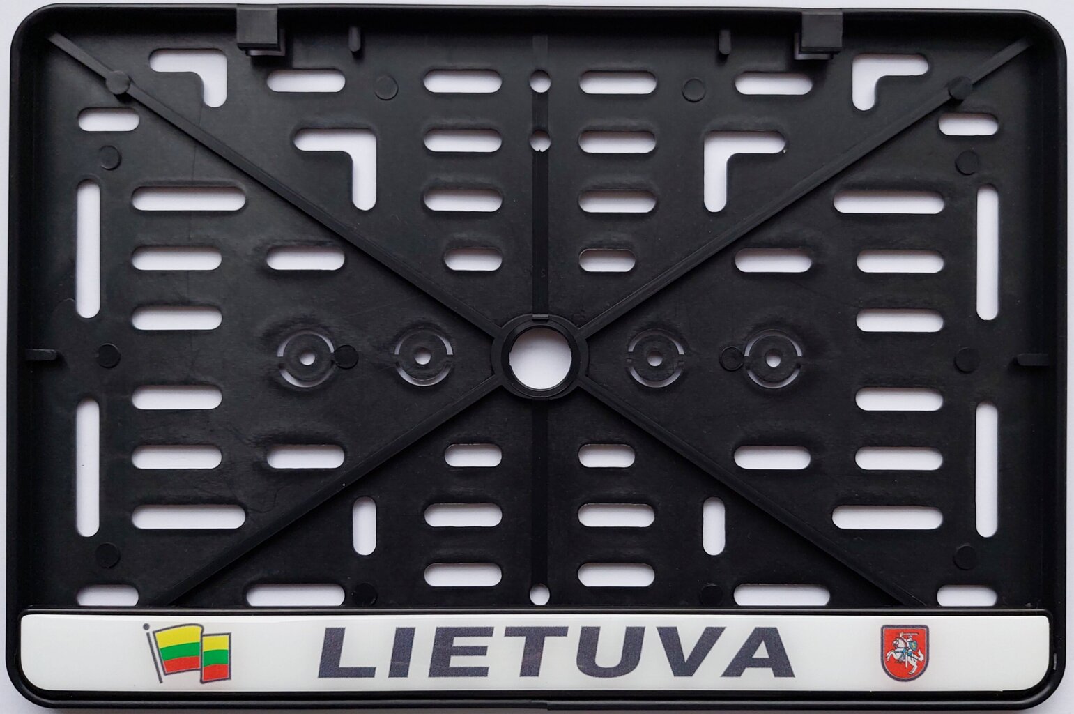 Motociklo valstybinio numerio rėmelis Lietuva Virbantė 150 x 250 mm, 1 vnt. kaina ir informacija | Moto reikmenys | pigu.lt