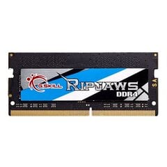 G.Skill Ripjaws DDR4 SODIMM 8GB 2666MHz CL18 (F4-2666C18S-8GRS) kaina ir informacija | Operatyvioji atmintis (RAM) | pigu.lt