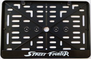 Motociklo valstybinio numerio rėmelis Street Fighter Virbantė 150 x 250 mm, 1 vnt. kaina ir informacija | Moto reikmenys | pigu.lt