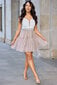 Suknelė moterims Ferara, balta/smėlio spalvos цена и информация | Suknelės | pigu.lt