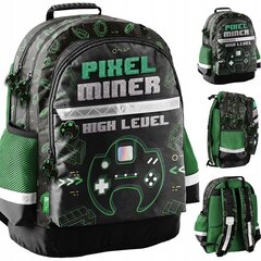 Mokyklinė kuprinė Paso Pixel Miner PP23HL-116, 22 l, 42x29x16 cm kaina ir informacija | Kuprinės mokyklai, sportiniai maišeliai | pigu.lt