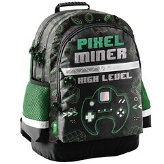 Mokyklinė kuprinė Paso Pixel Miner PP23HL-116, 22 l, 42x29x16 cm kaina ir informacija | Kuprinės mokyklai, sportiniai maišeliai | pigu.lt