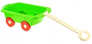 Vežimėlis su rankena, žalia spalva kaina ir informacija | Žaislai kūdikiams | pigu.lt