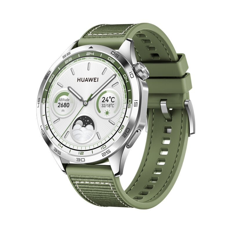 Huawei Watch GT 4 Green Woven цена и информация | Išmanieji laikrodžiai (smartwatch) | pigu.lt