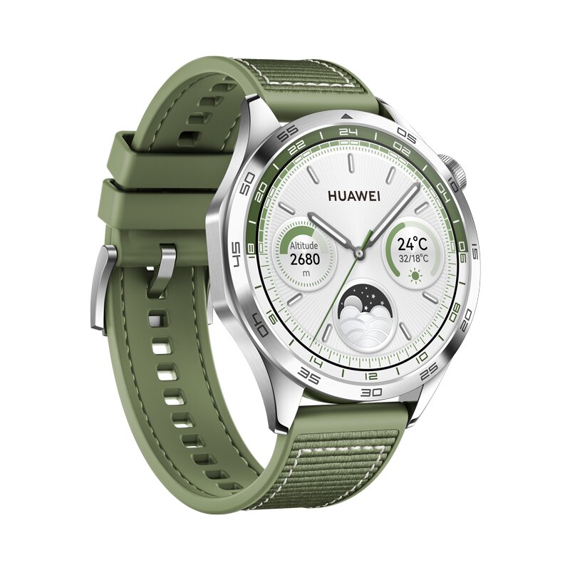 Huawei Watch GT 4 Green Woven kaina ir informacija | Išmanieji laikrodžiai (smartwatch) | pigu.lt