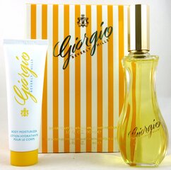 Rinkinys Giorgio Beverly Hills Yellow: EDT moterims 90 ml + kūno losjonas 50 ml kaina ir informacija | Kvepalai moterims | pigu.lt