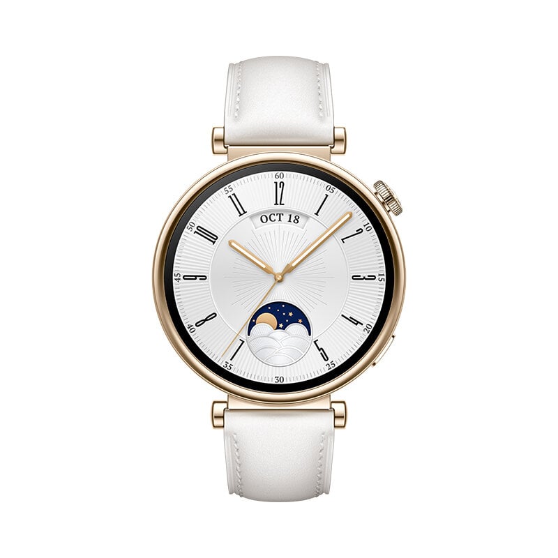 Huawei Watch GT 4 41mm White Leather 55020BJB kaina ir informacija | Išmanieji laikrodžiai (smartwatch) | pigu.lt