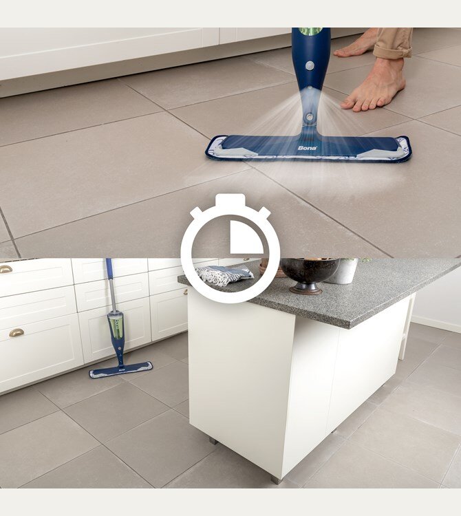 Atsarginė talpa Bona Premium Spray Mop šluotai, su valymo priemone Hard Floor, 0,85l kaina ir informacija | Valikliai | pigu.lt