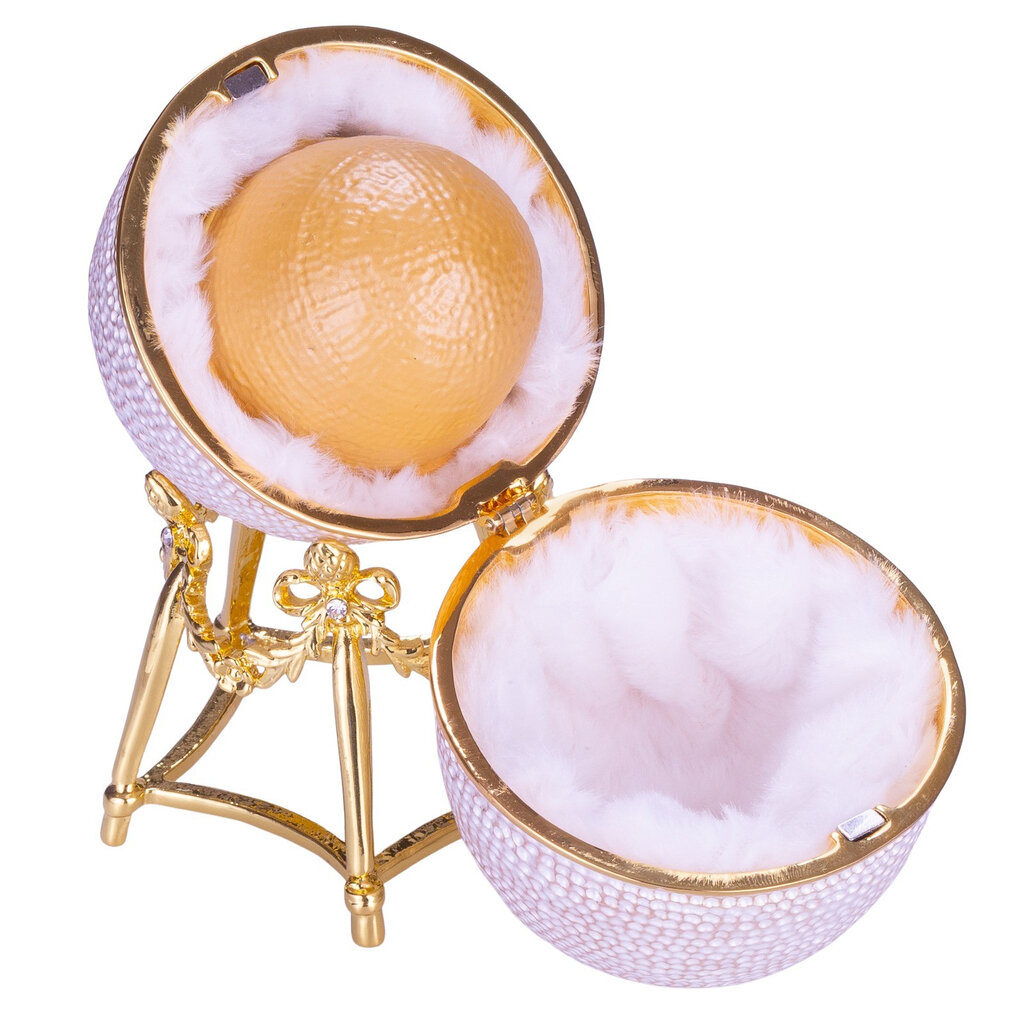 Faberge stiliaus Pirmasis vištos kiaušinis, papuošalų dėžutė, 1 vnt. цена и информация | Kitos originalios dovanos | pigu.lt