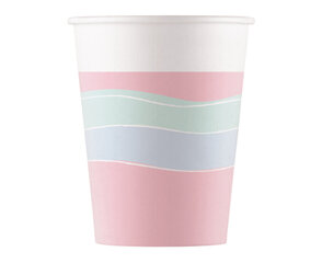 Vienkartiniai popieriniai puodeliai Elegant Party, 200 ml kaina ir informacija | Vienkartiniai indai šventėms | pigu.lt