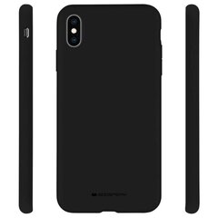 Mercury Silicone iPhone 15 Pro Max 6,7" czarny|black цена и информация | Чехлы для телефонов | pigu.lt
