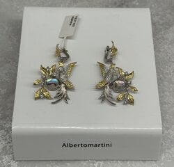 Позолоченные серебряные серьги Alberto Martini с жемчугом YE01102_2 цена и информация | Серьги | pigu.lt