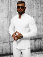 Marškiniai vyrams O/V55-52067, balti цена и информация | Рубашка мужская | pigu.lt
