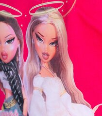 Megztinis mergaitėms Barbie 811537 01, rožinis kaina ir informacija | Megztiniai, bluzonai, švarkai mergaitėms | pigu.lt