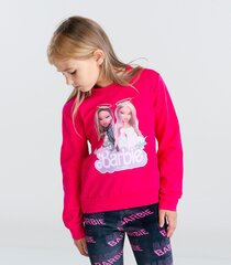 Детская толстовка Barbie 811537 01 811537*01-014, фуксия  цена и информация | Свитеры, жилетки, пиджаки для девочек | pigu.lt