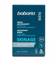 BABARIA Men Skinage Antioxidant serums sejai 30ml цена и информация | Сыворотки для лица, масла | pigu.lt