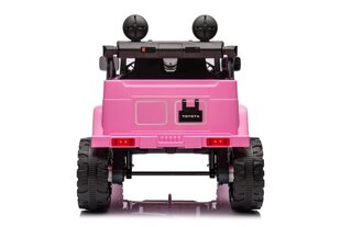 Vienvietis vaikiškas elektromobilis Toyota FJ, rožinis kaina ir informacija | Elektromobiliai vaikams | pigu.lt