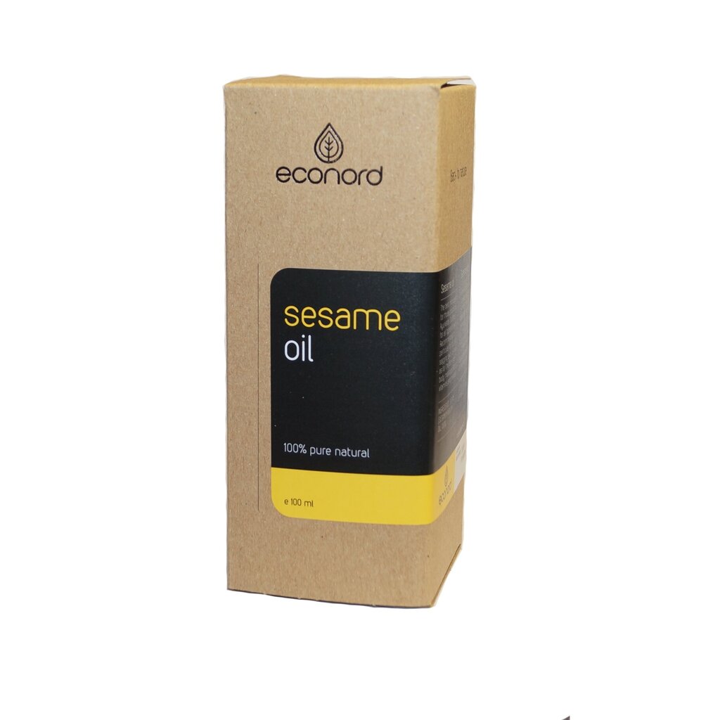 Sezamų aliejus Econord, 100 ml kaina ir informacija | Eteriniai, kosmetiniai aliejai, hidrolatai | pigu.lt