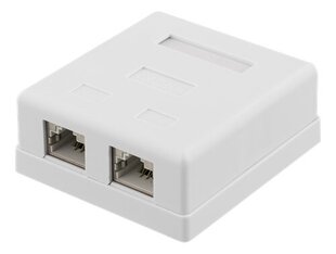 Deltaco VR-221 FTP 2xRJ45, Cat6A цена и информация | Кабели и провода | pigu.lt