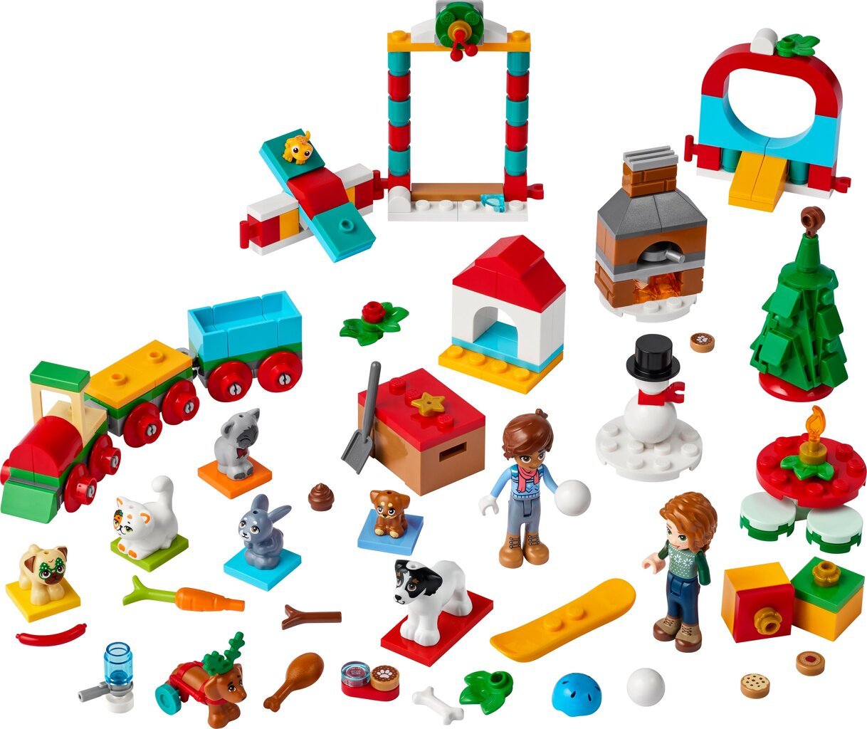 41758 LEGO® Friends 2023 metų advento kalendorius kaina ir informacija | Konstruktoriai ir kaladėlės | pigu.lt