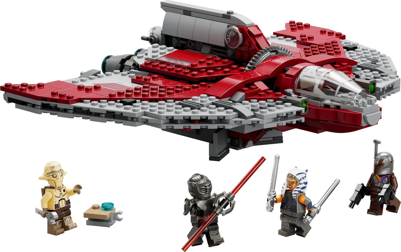 75362 LEGO® Star Wars Ahsoka Tano džedajų transportlaivis T-6 kaina ir informacija | Konstruktoriai ir kaladėlės | pigu.lt