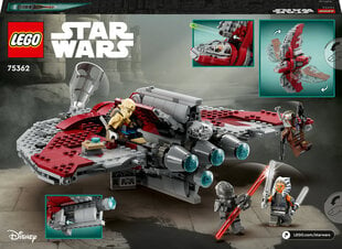 75362 LEGO® Star Wars Джедайский шаттл Т-6 Асоки Тано цена и информация | Конструкторы и кубики | pigu.lt