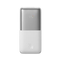 Зарядное устройство Baseus Bipow Pro powerbank 10000mAh 20W + USB 3A 0.3 м, cable white (PPBD040102) цена и информация | Зарядные устройства Power bank | pigu.lt