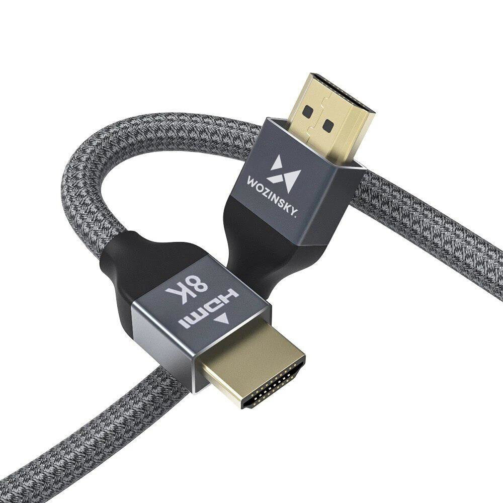 Wozinsky HDMI 2.1, 5m kaina ir informacija | Kabeliai ir laidai | pigu.lt