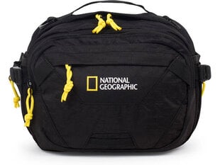 Juosmens krepšys National Geographic Destination, juodas kaina ir informacija | Vyriškos rankinės | pigu.lt