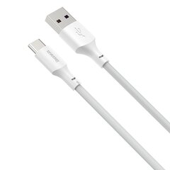 2x USB laidas USB-C greitas įkrovimas Maitinimo tiekimas Greitas įkrovimas 40 W 5 A 1,5 m baltas 10183061 цена и информация | Кабели для телефонов | pigu.lt