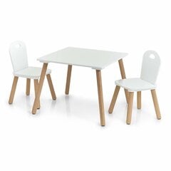Набор мебели для детей (2 стула + стол) Zeller цена и информация | Детские столы и стулья | pigu.lt