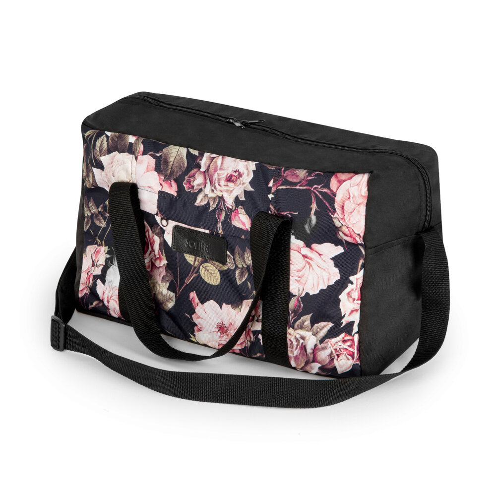 Rankinio bagažo krepšys Solier STB01, 40x25x20 cm, juodas/rožinis kaina ir informacija | Lagaminai, kelioniniai krepšiai | pigu.lt