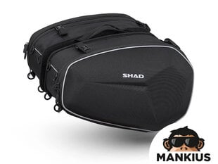 Šoninis krepšys Shad 40-52L kaina ir informacija | Moto reikmenys | pigu.lt