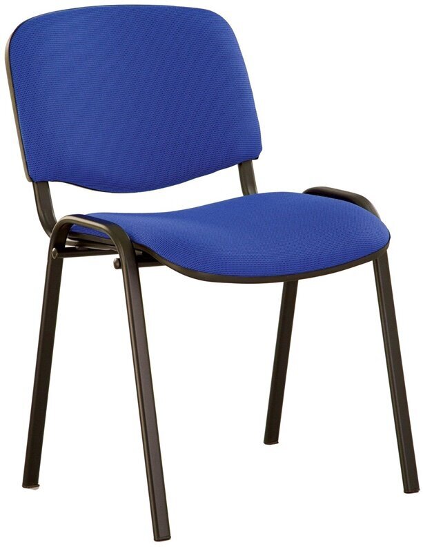 Kėdė ISO Black (Senc) C-14, mėlyna цена и информация | Virtuvės ir valgomojo kėdės | pigu.lt