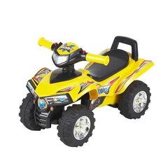 Paspiriamas keturratis motociklas 551, geltonas kaina ir informacija | Žaislai kūdikiams | pigu.lt