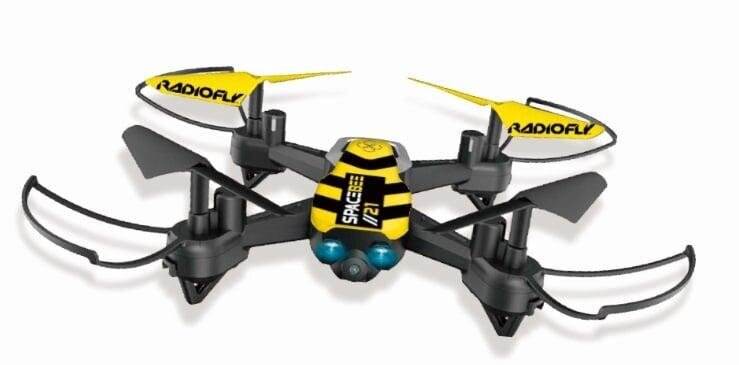 Žaislinis dronas Radiofly Space Bee 21 Misur 40025, 17.5 cm kaina ir informacija | Žaislai berniukams | pigu.lt