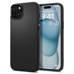 Spigen Liquid Air iPhone 15 Pro 6.1" czarny|matte black цена и информация | Чехлы для телефонов | pigu.lt