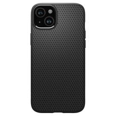 Spigen Liquid Air iPhone 15 Plus 6.7" czarny|matte black цена и информация | Чехлы для телефонов | pigu.lt