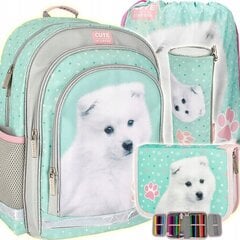 Mokyklinė kuprinė su priedais Starpak Doggy 485878, 4 dalių цена и информация | Школьные рюкзаки, спортивные сумки | pigu.lt