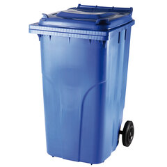 Atliekų konteineris Europlast, 240L, mėlynas kaina ir informacija | Komposto dėžės, lauko konteineriai | pigu.lt