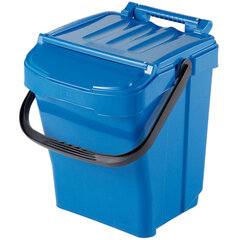 Atliekų rūšiavimo dėžė Urba Plus, 40L, mėlyna kaina ir informacija | Komposto dėžės, lauko konteineriai | pigu.lt