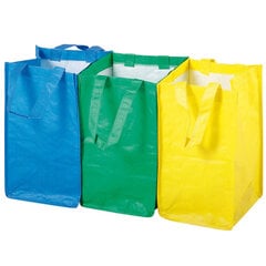 Meva atliekų rūšiavimo maišai, 21L, 3 vnt kaina ir informacija | Šiukšlių maišai | pigu.lt