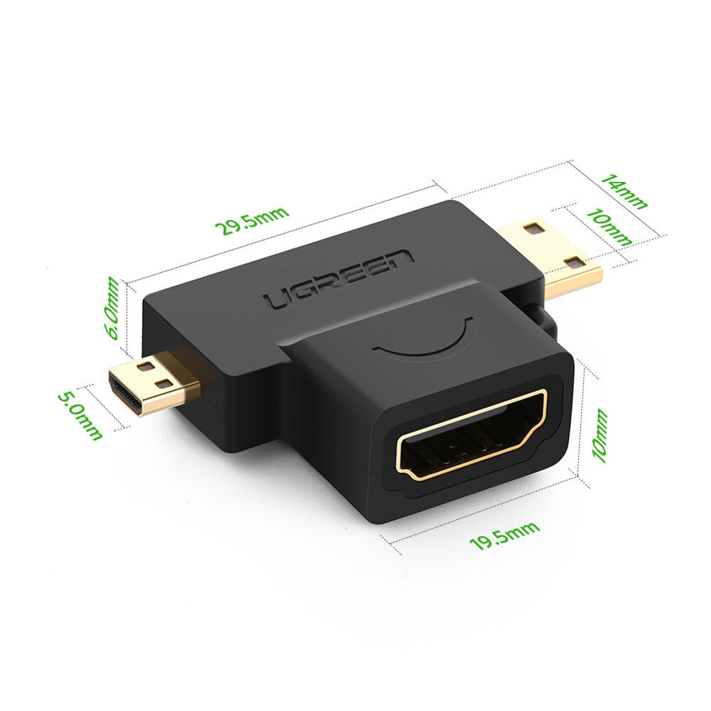 Ugreen 10177181 kaina ir informacija | Adapteriai, USB šakotuvai | pigu.lt