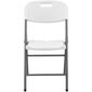4-ių kėdžių komplektas Royal Catering, baltas kaina ir informacija | Lauko kėdės, foteliai, pufai | pigu.lt