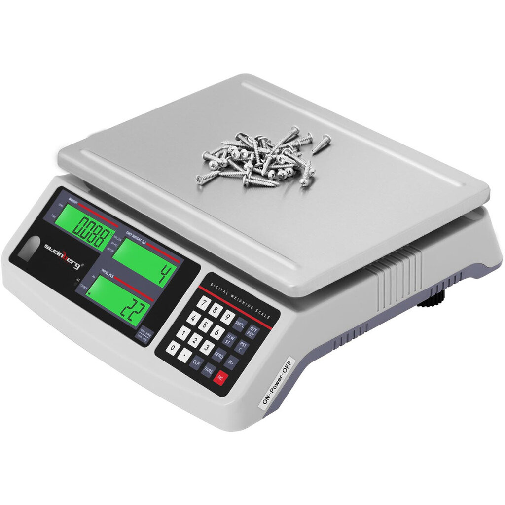 Komercinės svarstyklės SBS-PW-301CC 30 kg / 1 g kaina ir informacija | Pramoninės svarstyklės | pigu.lt